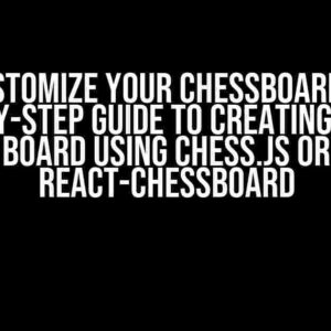 Customize Your Chessboard: A Step-by-Step Guide to Creating a 16×8 Board using chess.js or react-chessboard