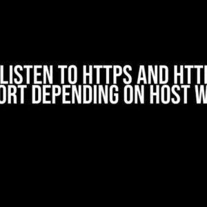 How to Listen to HTTPS and HTTP on the Same Port Depending on Host with GO?