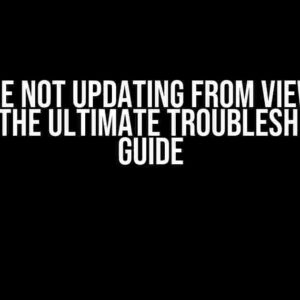 Variable Not Updating from ViewModel Flow: The Ultimate Troubleshooting Guide